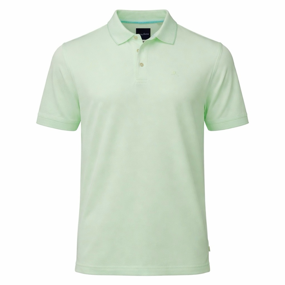 Tommy Bahama Polo Shirt Mint Green Size L Soft Modal Blend Classic Coastal Style
